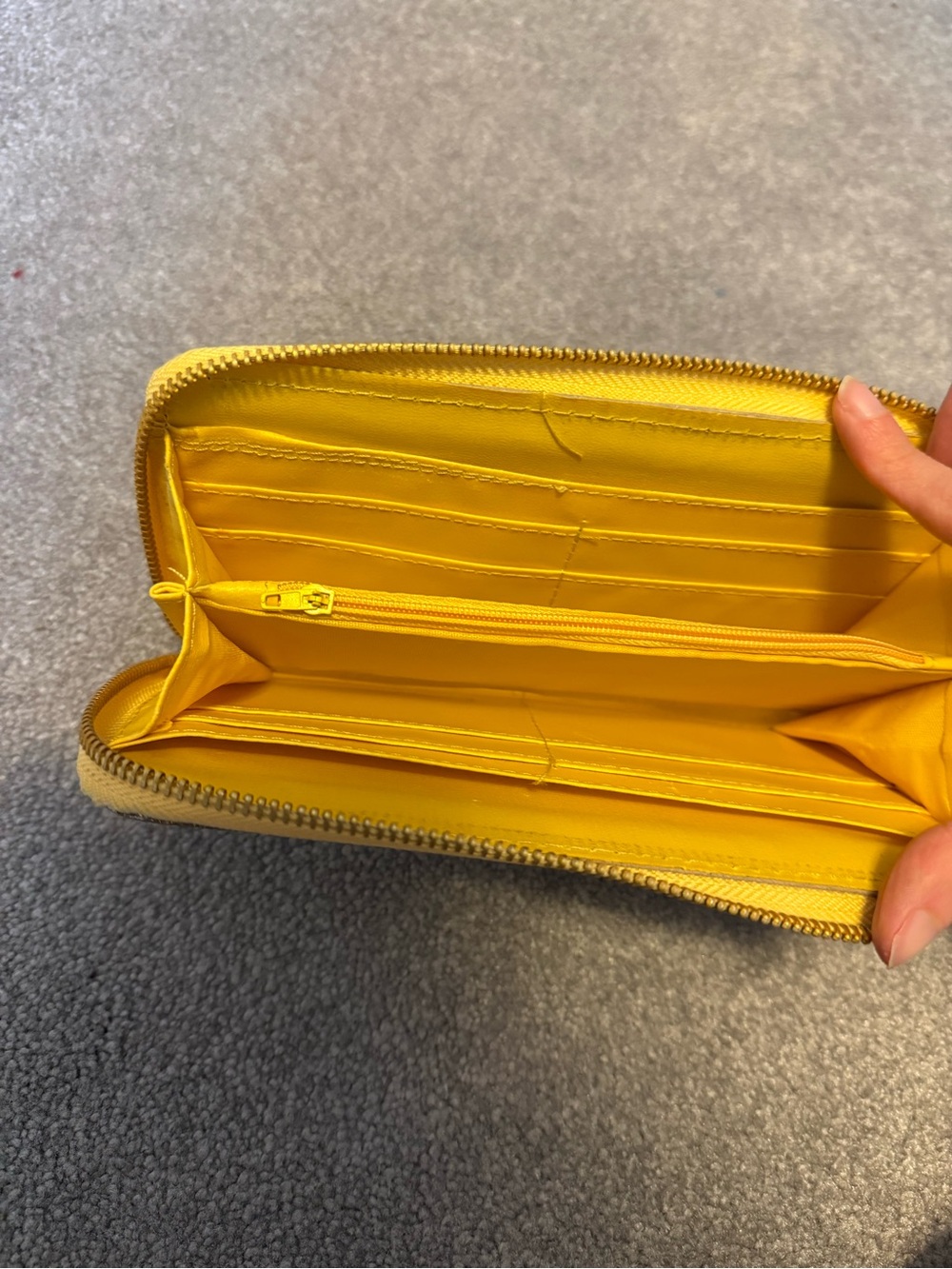Glitter Zip Wallet Case - Gold - Picture 2 of 5